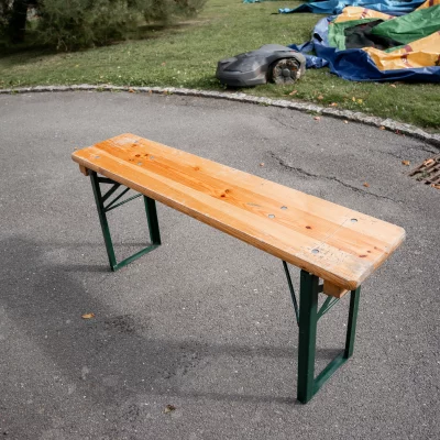 Banc brasserie pliant 110x25