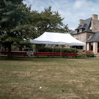 Barnum Pliant Blanc - Dimension 8MX4M