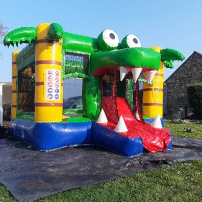 Château gonflable "MINICROCO"