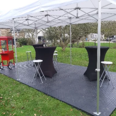 Dalles PVC noir 50 cm X 50 cm