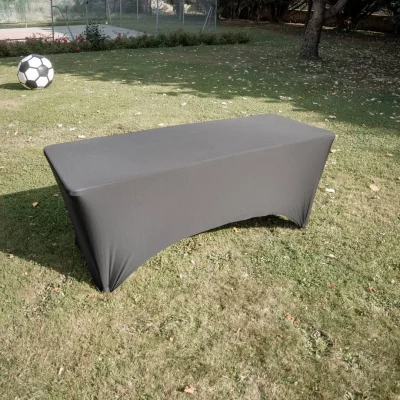Housse de table noir extensible