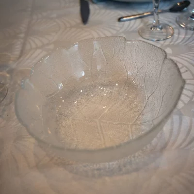 Saladier en verre Diam : 19 cm