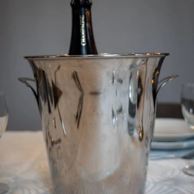 Seau à champagne Inox 4,55L