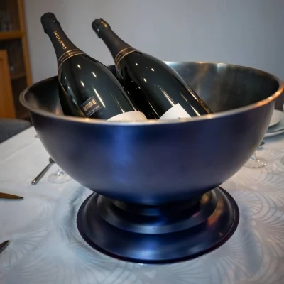 Seau à champagne Bleu Contenance : 4,5 L