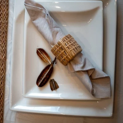 Serviettes de table Celytiss Anthracite  40 X 40 cm