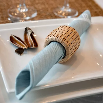 Serviettes de table Celytiss Bleu  40 X 40 cm