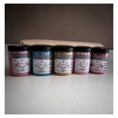 Sucre Barbe à papa - 5 lots de 300G de sucre et 50 bâtonnets