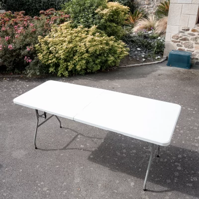 Table pliante PVC 6 personnes