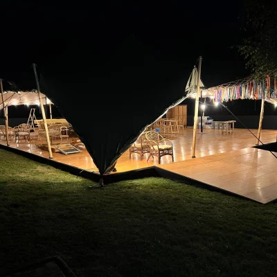 Tente Nomade Angles au sol