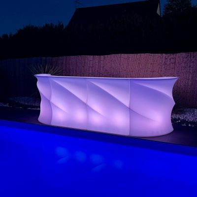 Bar lumineux Pack Prestige – 2 modules centraux + 2 modules d’angle