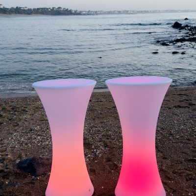 Mange‑debout lumineux événementiel