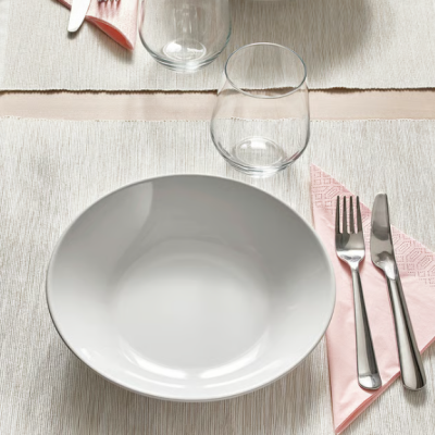 Assiettes rondes creuses 23cm